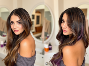 Before and After: The Impact of Purple Shampoo on Brown Hair